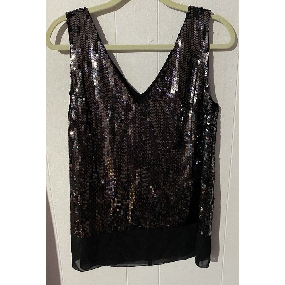 Nenette Sequin Tank Top EUC Size 44/Large